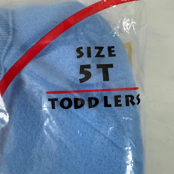 VTG Sesame‎ Street Blanket Sleeper One Piece Pajamas Fleece 5T Toddler - Picture 2 of 5